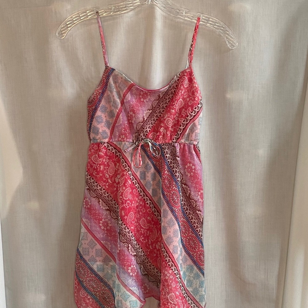 Limited Too Flowy Pink Tank Top
